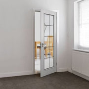 Decima Moulded White Primed Glazed Internal Door - All Sizes - Doors