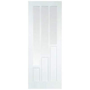 Coventry White Primed 3 Glazed Clear Light Panels - All Sizes - Doors