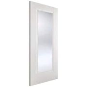 Eindhoven White Primed 1 Glazed Clear Bevelled Light Panel - All Sizes - Doors
