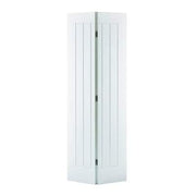 Mexicano White Primed Bi-Fold Interior Door - All Sizes - Doors