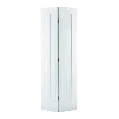 Mexicano White Primed Bi-Fold Interior Door - All Sizes - Doors