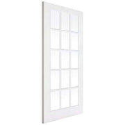 SA White Primed 15 Glazed Clear Light Panels Interior Door - 1981mm x 686mm -