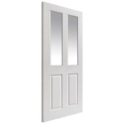 Canterbury 2 Light Panel Glazed White Primed Internal Door - All Sizes - Doors