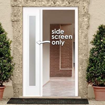 GRP Pre-Finished 1 Double Glazed Frosted Light Panel Sidelight 2032mm x 356mm - All Colours - Doors