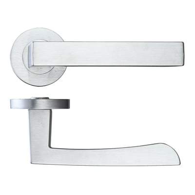 Fornax Satin Chrome Handle Hardware Pack - Doors