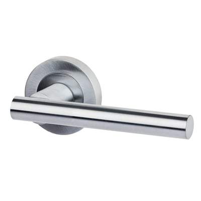 Hyperion Satin Chrome Handle Hardware Pack - Doors