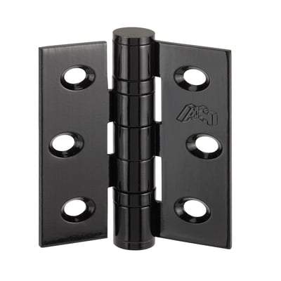 Manhattan Door Hinges Matt Black - 230mm x 160mm (Pack of 3) - Doors