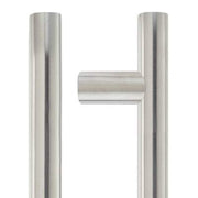 Pictor (600mm) Satin Chrome Handle Hardware Pack - Doors