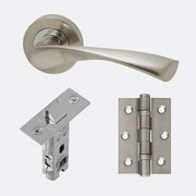 Solar Polished Chrome/Satin Nickel Handle Hardware Pack - Doors