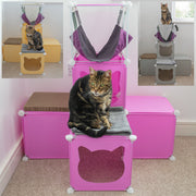 Kitty Cubby Cat Cube Play Tower MIDI - Animals & Pet Supplies > Pet Supplies > Cat Supplies PETS
