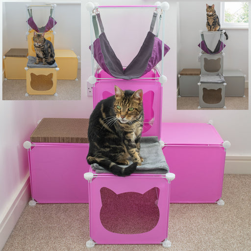 Kitty Cubby Cat Cube Play Tower MIDI - Animals & Pet Supplies > Pet Supplies > Cat Supplies PETS
