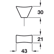 Knob, Zinc Alloy, 43mm, Caleido | CLEARANCE - Hardware > Hardware Accessories > Cabinet Hardware > Cabinet Knobs & Handles Cabinet Knobs & Handles