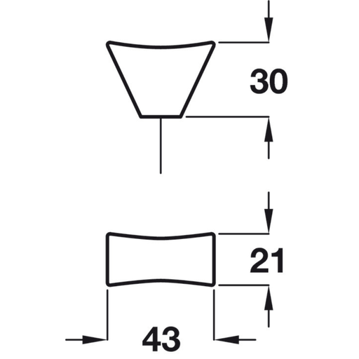 Knob, Zinc Alloy, 43mm, Caleido | CLEARANCE - Hardware > Hardware Accessories > Cabinet Hardware > Cabinet Knobs & Handles Cabinet Knobs & Handles