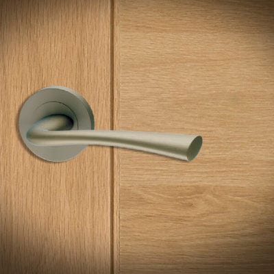 Kuban MAB Lever / Round Rose Fire Door Pack -