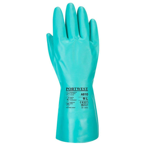 Portwest A810 Nitrosafe Chemical Gauntlet - CHEMICAL GLOVES