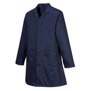 Portwest AS10 Anti-Static ESD Coat Navy XL - Apparel & Accessories > Clothing > Outerwear > Coats & Jackets SALE JACKETS