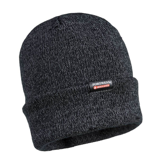 Portwest B026 Insulated Reflective Knit Beanie - HEADWEAR