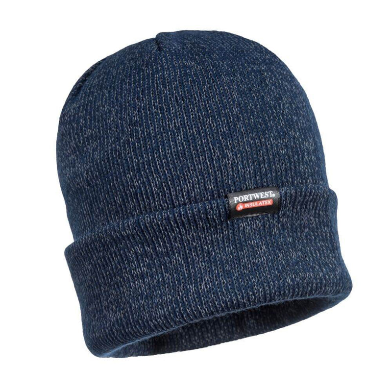 Portwest B026 Insulated Reflective Knit Beanie - HEADWEAR