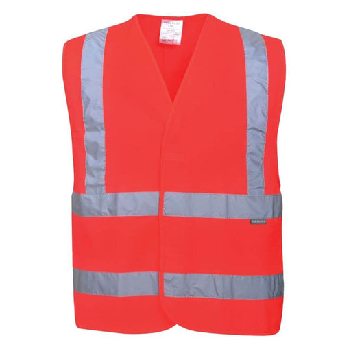 PORTWEST C470 HI-VIS BAND AND BRACE VEST - SAFETY VESTS
