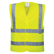 PORTWEST C470 HI-VIS BAND AND BRACE VEST - SAFETY VESTS