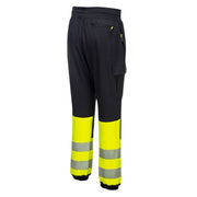 PORTWEST KX341 HI-VIS FLEXI CLASS 1 JOGGER - HI-VIS TROUSERS