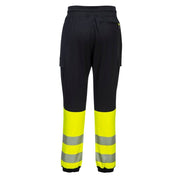 PORTWEST KX341 HI-VIS FLEXI CLASS 1 JOGGER - HI-VIS TROUSERS