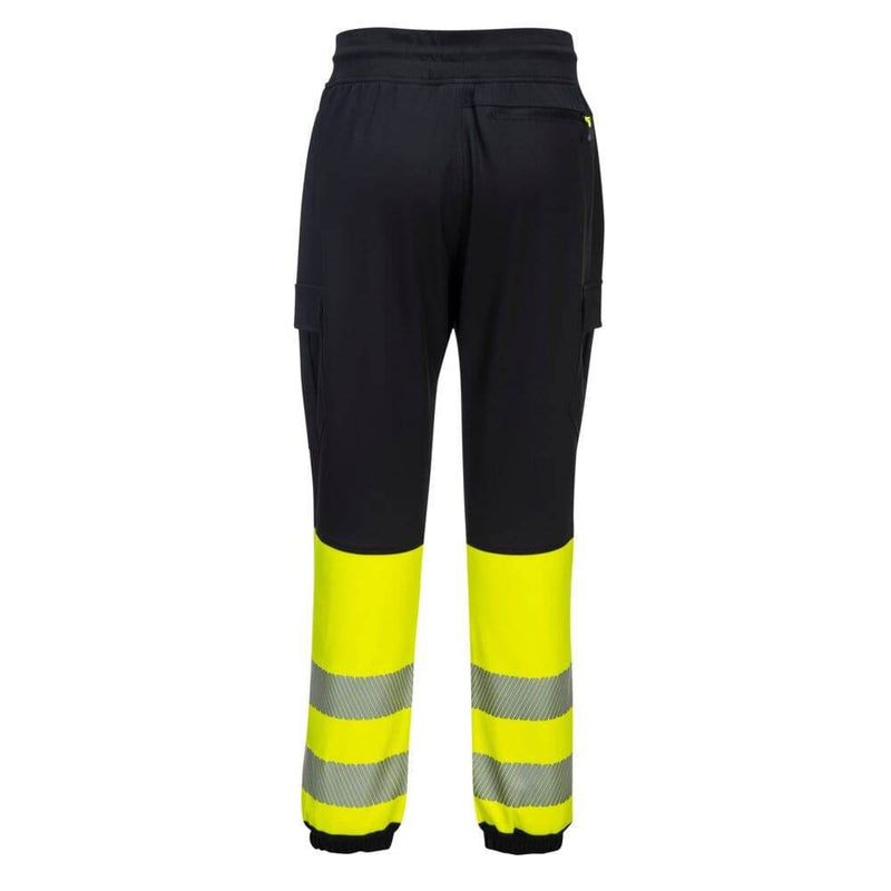 PORTWEST KX341 HI-VIS FLEXI CLASS 1 JOGGER - HI-VIS TROUSERS