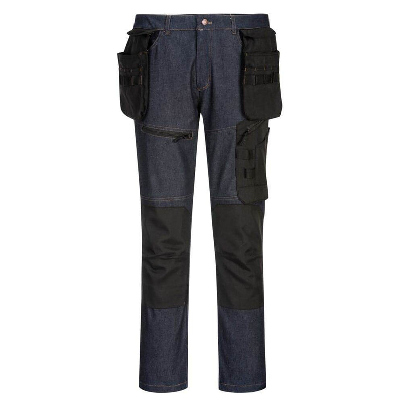 PORTWEST KX342 KX2 HOLSTER DENIM TROUSERS - JEANS & DENIM TROUSERS