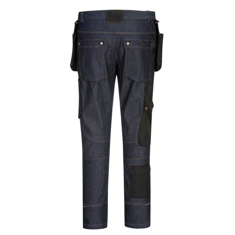 PORTWEST KX342 KX2 HOLSTER DENIM TROUSERS - JEANS & DENIM TROUSERS