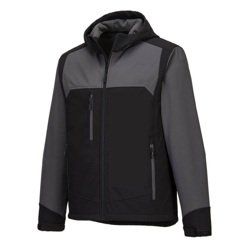 PORTWEST KX362 KX3 HOODED SOFTSHELL (3L) - SOFTSHELL JACKETS