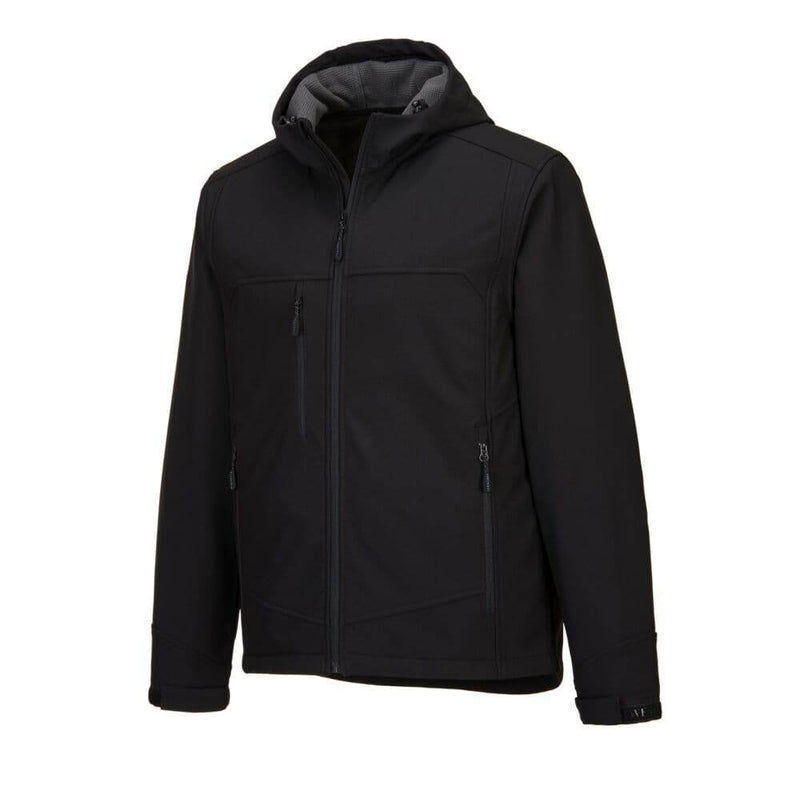 PORTWEST KX362 KX3 HOODED SOFTSHELL (3L) - SOFTSHELL JACKETS