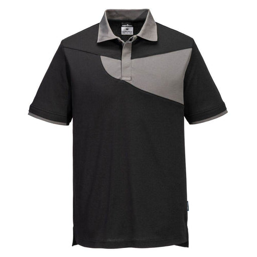 PORTWEST PW210 PW2 COTTON COMFORT POLO SHIRT S/S - POLO SHIRTS