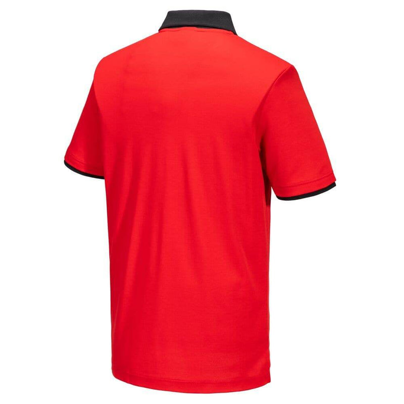 PORTWEST PW210 PW2 COTTON COMFORT POLO SHIRT S/S - POLO SHIRTS