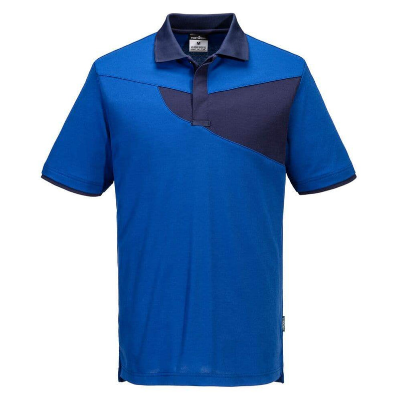 PORTWEST PW210 PW2 COTTON COMFORT POLO SHIRT S/S - POLO SHIRTS