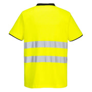 PORTWEST PW213 PW2 HI-VIS COTTON COMFORT T-SHIRT S/S - HI-VIS T-SHIRTS