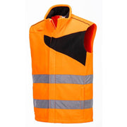 PORTWEST PW231 PW2 HI-VIS FLEECE BODYWARMER - HI-VIS JACKETS & COATS