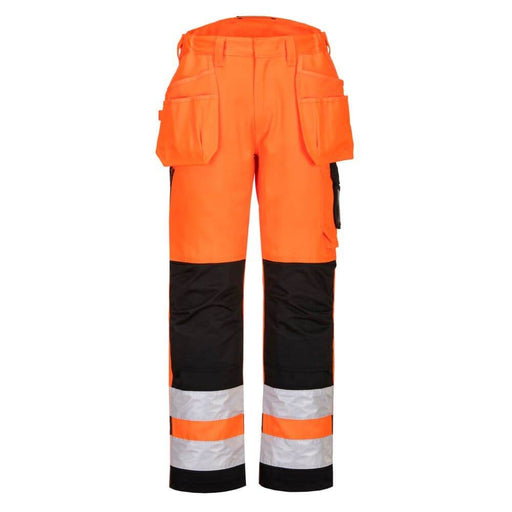 PORTWEST PW242 PW2 HI-VIS HOLSTER POCKET TROUSERS - HI-VIS TROUSERS