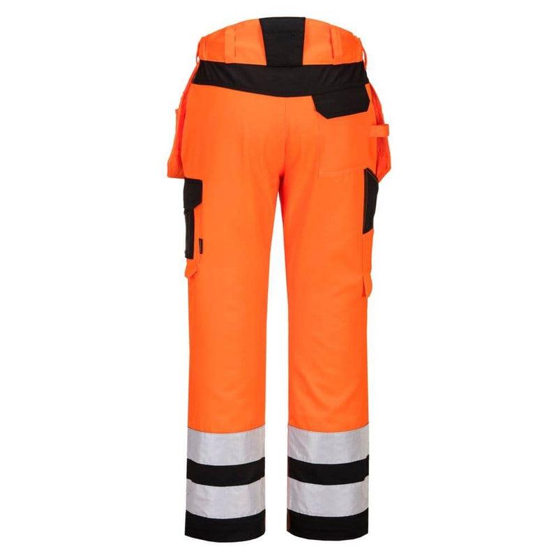 PORTWEST PW242 PW2 HI-VIS HOLSTER POCKET TROUSERS - HI-VIS TROUSERS