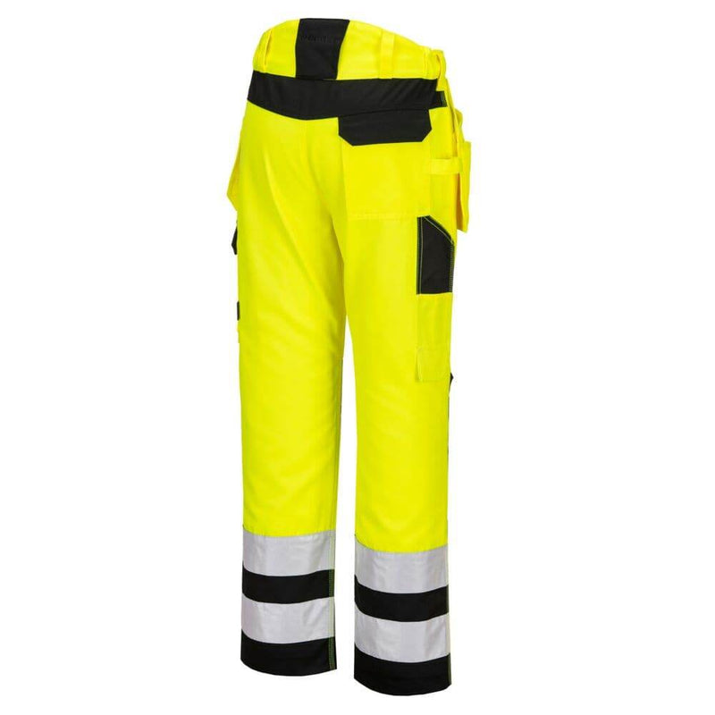PORTWEST PW242 PW2 HI-VIS HOLSTER POCKET TROUSERS - HI-VIS TROUSERS
