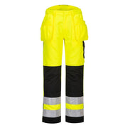PORTWEST PW242 PW2 HI-VIS HOLSTER POCKET TROUSERS - HI-VIS TROUSERS
