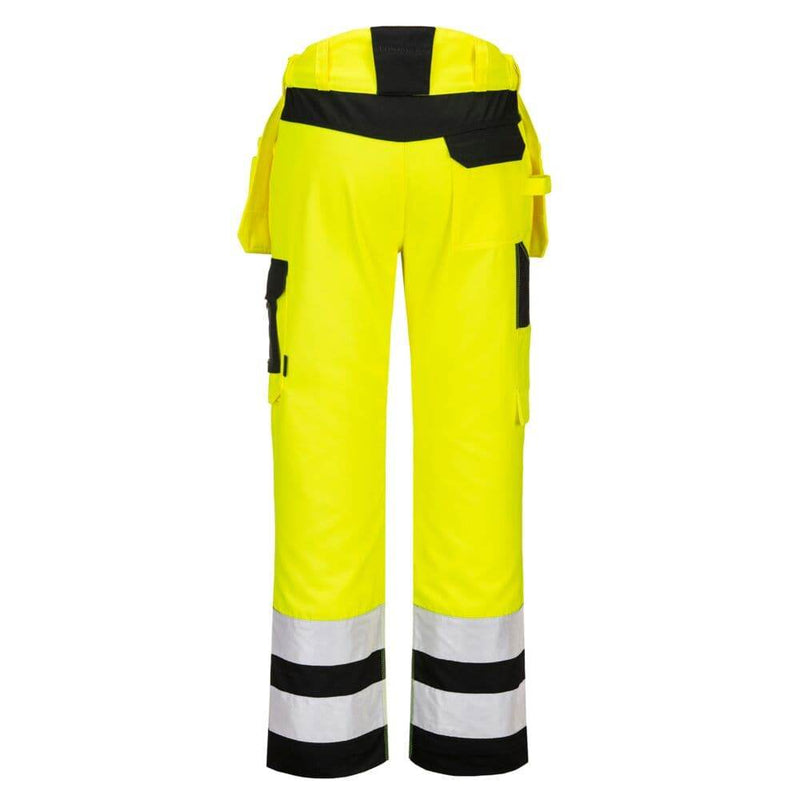 PORTWEST PW242 PW2 HI-VIS HOLSTER POCKET TROUSERS - HI-VIS TROUSERS