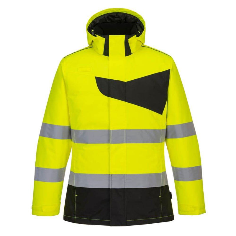 PORTWEST PW261 PW2 HI-VIS WINTER JACKET - HI-VIS JACKETS & COATS