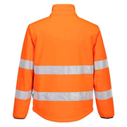 PORTWEST PW275 HI-VIS SOFTSHELL JACKET (2L) - HI-VIS JACKETS & COATS
