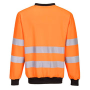 PORTWEST PW277 PW2 HI-VIS SWEATSHIRT - HI-VIS SWEATSHIRTS & HOODIES
