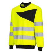 PORTWEST PW277 PW2 HI-VIS SWEATSHIRT - HI-VIS SWEATSHIRTS & HOODIES