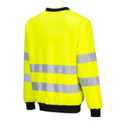 PORTWEST PW277 PW2 HI-VIS SWEATSHIRT - HI-VIS SWEATSHIRTS & HOODIES