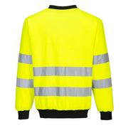 PORTWEST PW277 PW2 HI-VIS SWEATSHIRT - HI-VIS SWEATSHIRTS & HOODIES