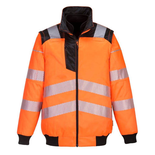 PORTWEST PW302 PW3 HI-VIS 3-IN-1 PILOT JACKET - HI-VIS JACKETS & COATS
