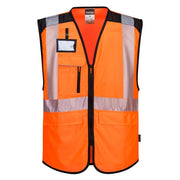 PORTWEST PW309 PW3 HI-VIS EXECUTIVE VEST - SAFETY VESTS