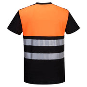PORTWEST PW311 PW3 HI-VIS COTTON COMFORT CLASS 1 T-SHIRT S/S - HI-VIS T-SHIRTS
